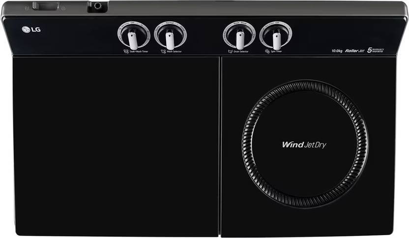 LG 10 kg Semi Automatic Top Load Washing Machine Black (PX100B3SK2Z)-4