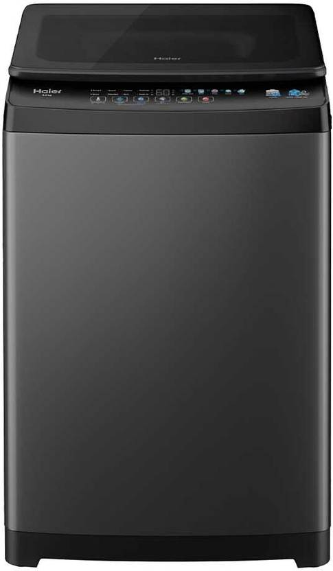Haier 10 kg Fully Automatic Top Load Washing Machine with In-built Heater Black (HWM100-H326BK)-1