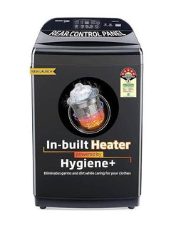 Voltas Beko 10 kg Fully Automatic Top Load Washing Machine with In-built Heater Black, Grey (WTL1006UEAH / OBS3060)-5