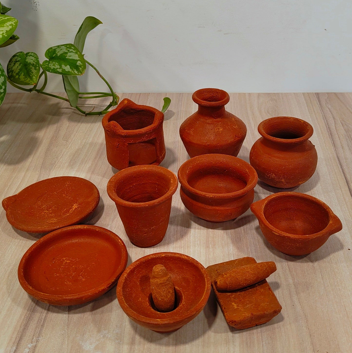 Clay Choppu Set (Rustic Finish)