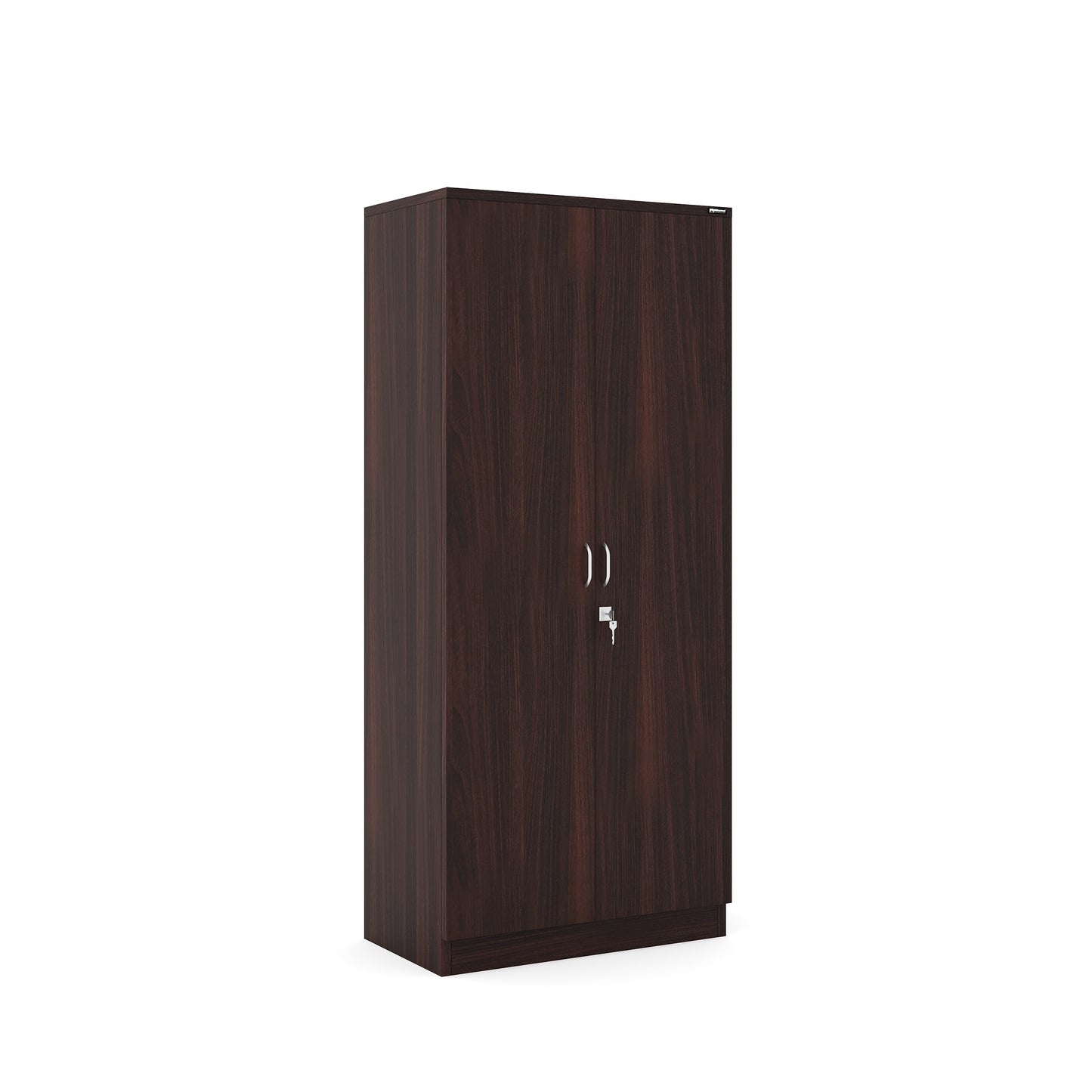 Nilkamal Crystal 2 Door Wardrobe (New Wenge & Natural Ebony)