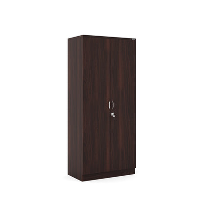 Nilkamal Crystal 2 Door Wardrobe (New Wenge & Natural Ebony)