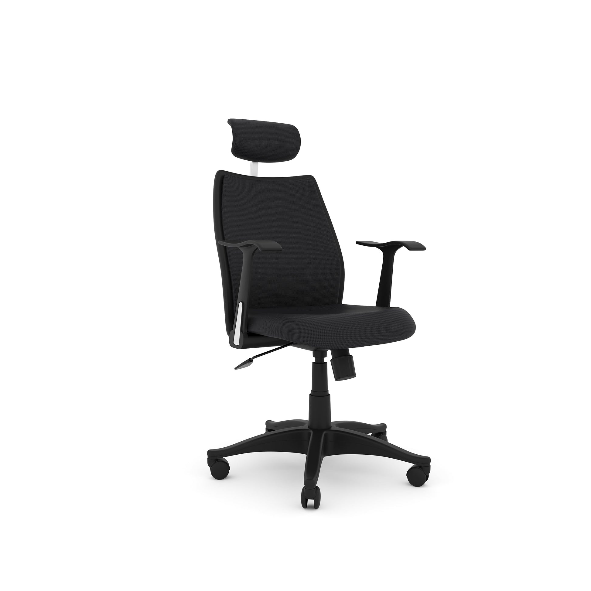 Nilkamal Blaze High back Chair (Black / Black)