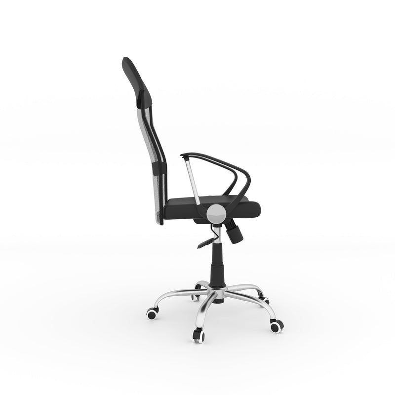 Nilkamal Acqua High Back Mesh Chair (Black)