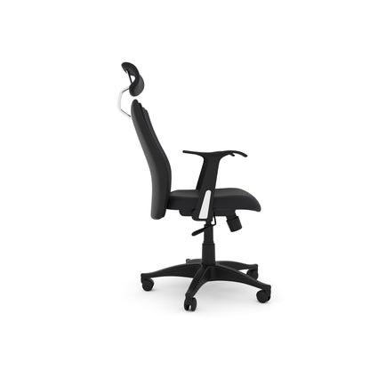 Nilkamal Blaze High back Chair (Black / Black)