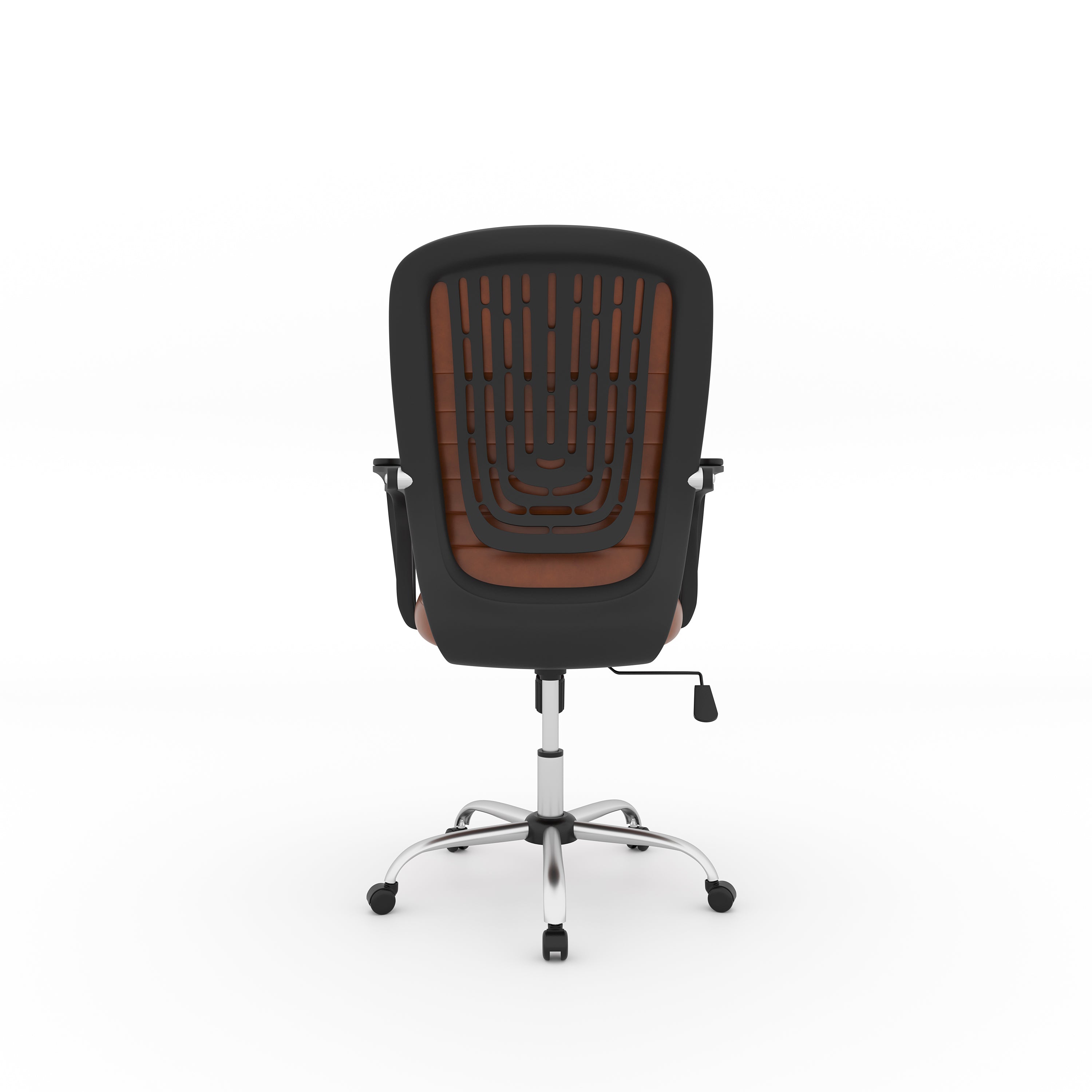 Nilkamal Aries Mid Back Office Chair (Brown)