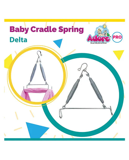 Adore Pro Delta Baby Cradle Spring - Silver