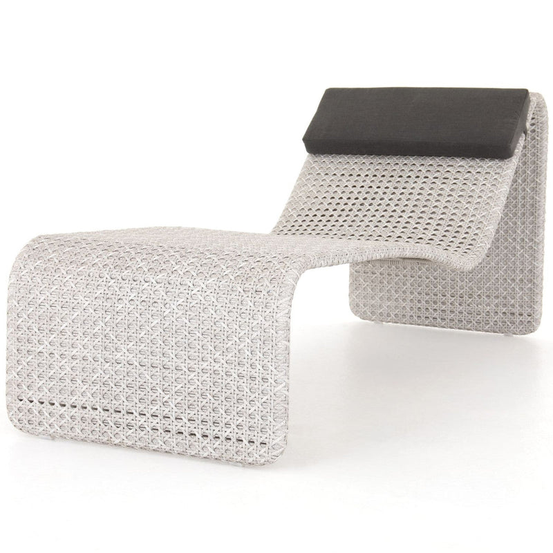 Grood Outdoor Swimming Poolside Lounger (White)