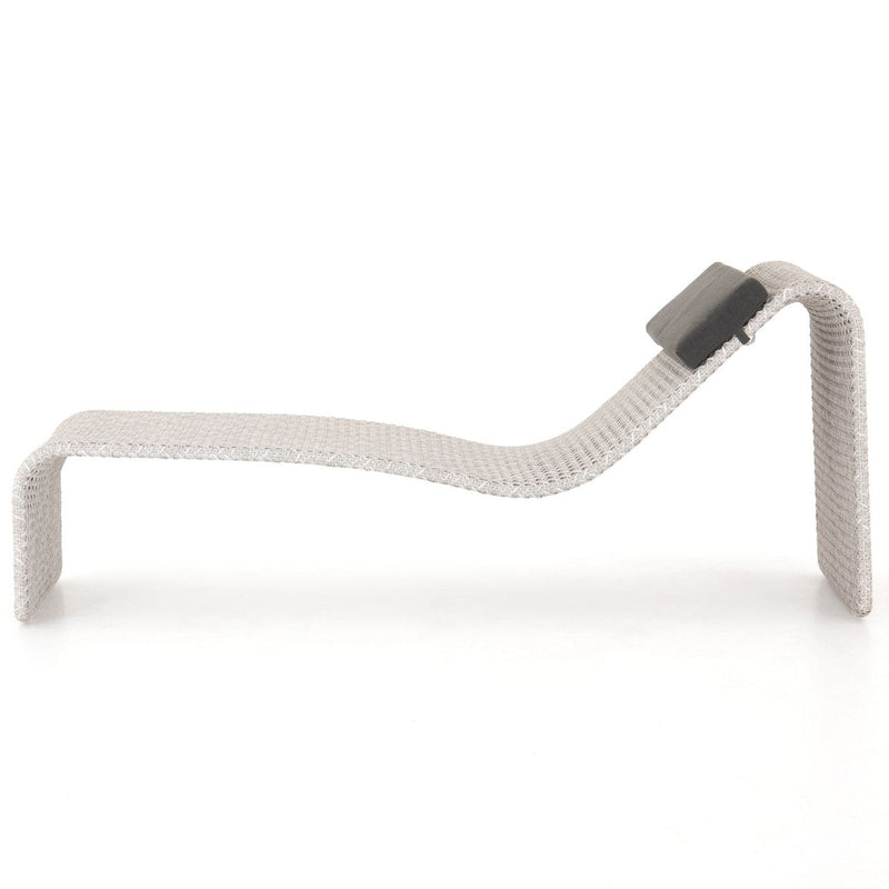 Grood Outdoor Swimming Poolside Lounger (White)