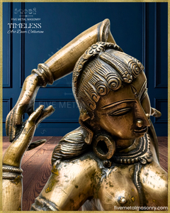 Apsara  Panchaloha Bronze Icon - 22"- Timeless Collection