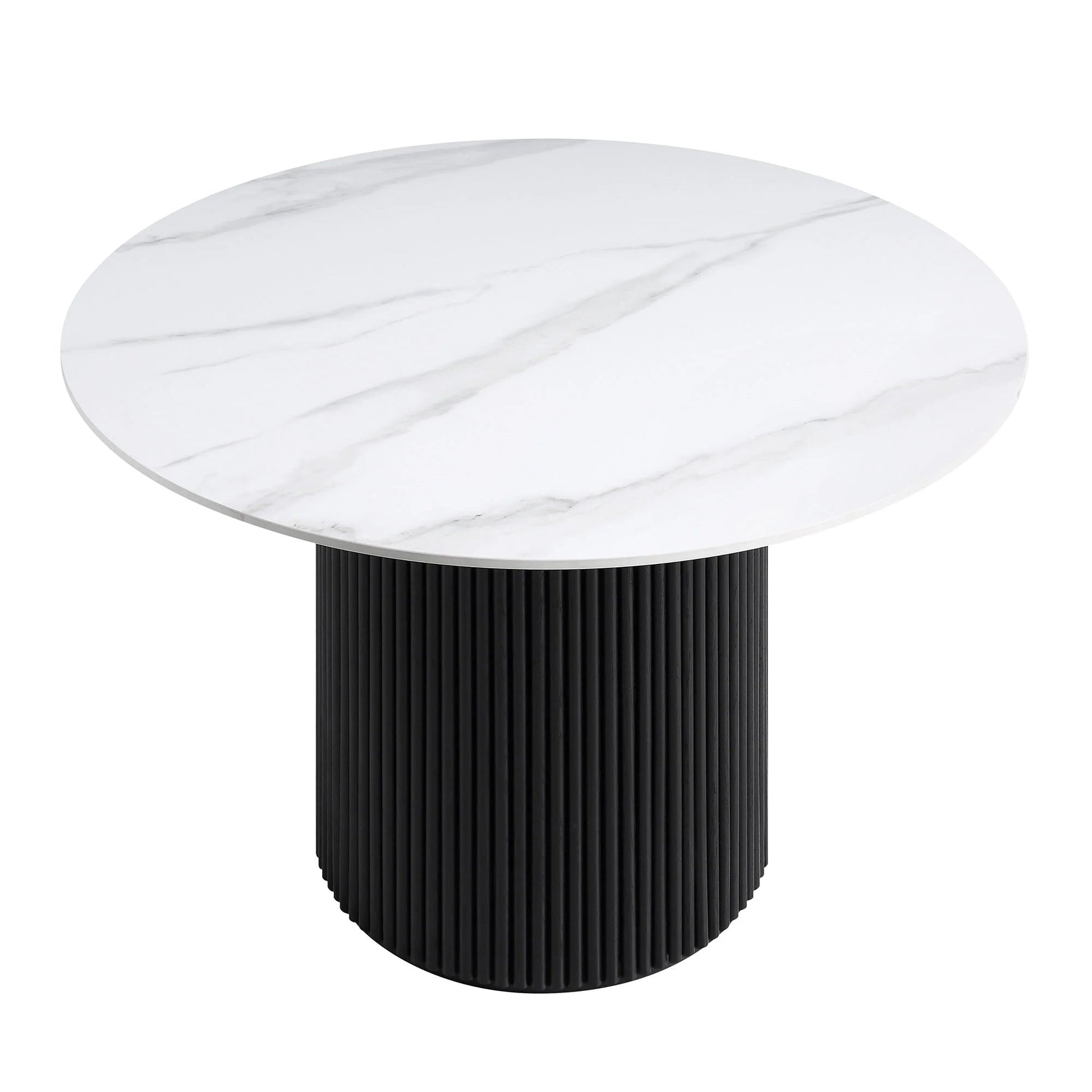 Velin Round Solidwood Pedestal Dining Table