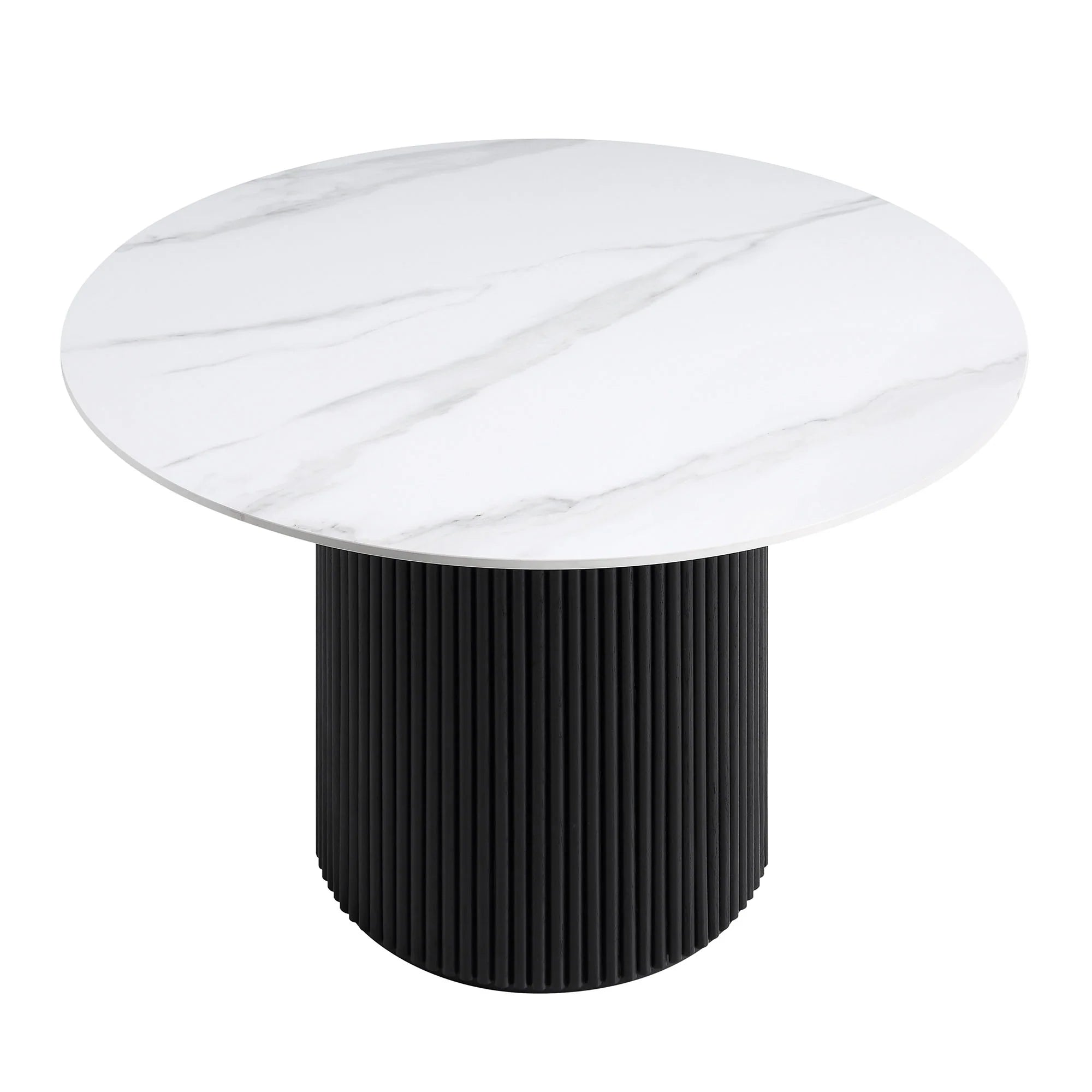Velin Round Solidwood Pedestal Dining Table