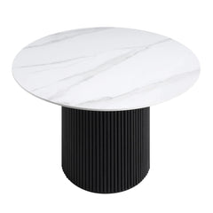 Velin Round Solidwood Pedestal Dining Table