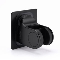 Plantex ABS Hand Shower Holder For Bathroom/Strong Self Adhesive Adjustable Handheld Shower/No Drilling Wall Mount Bracket - Pack of 1 (Black)-1