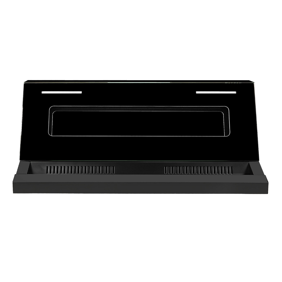 Faber HOOD VIVID FL HC BK 90 Wall Mounted Matte Black Chimney