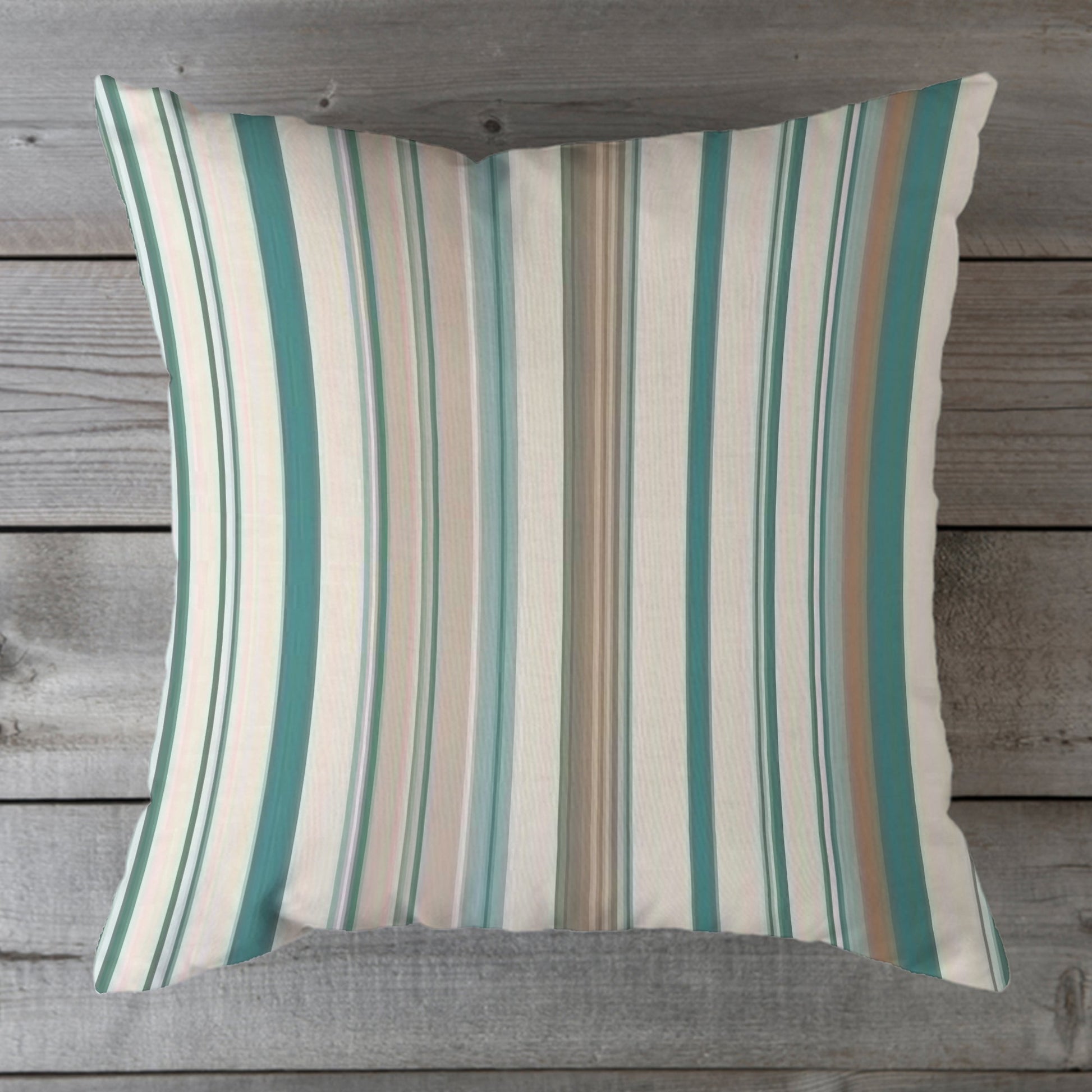 Outdoor Fabric Stripe Pillow Shade No 10