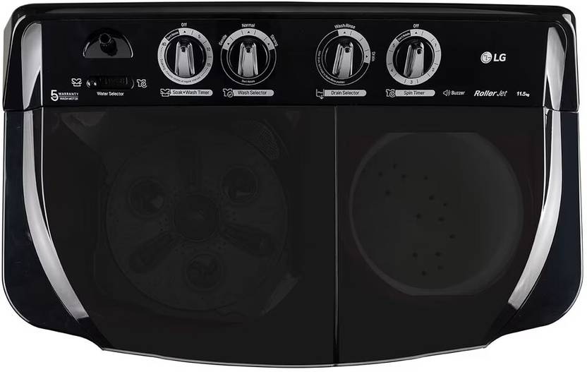LG 8.5 kg Semi Automatic Top Load Washing Machine Red (P8535SDAZ)-3