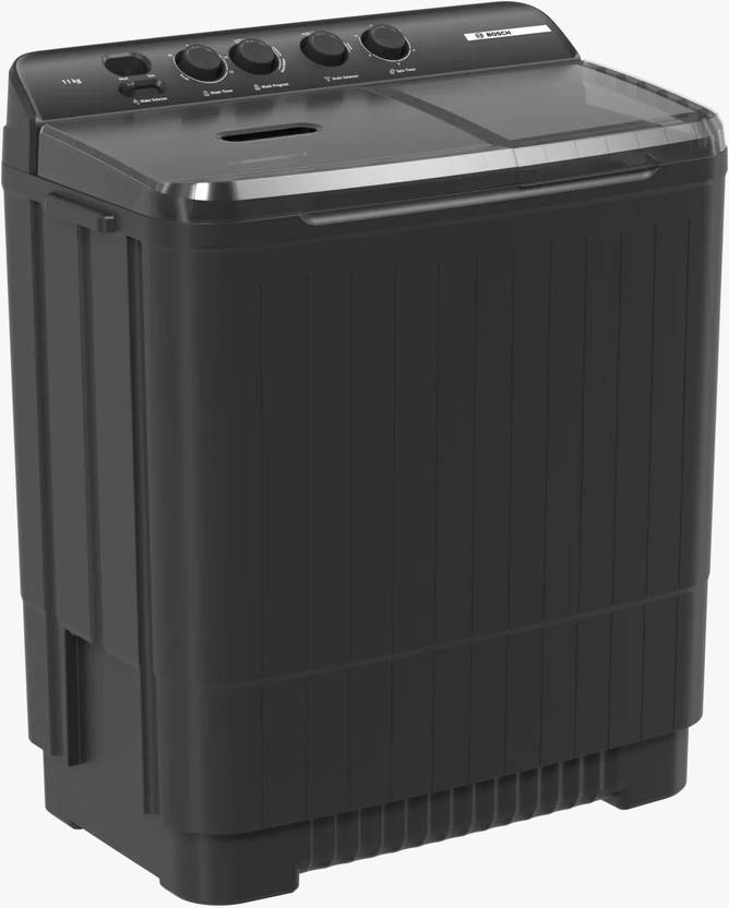 Bosch 11 kg Semi Automatic Top Load Washing Machine Grey (WJZ115D0IN)-2