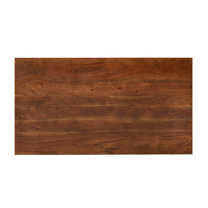 Nilkamal Corner Solid Wood Coffee Table with 2 Set Stools (Walnut)