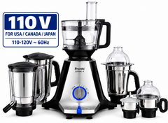 Preethi Zodiac‑X Mixer Grinder with Food Processor 110 V for USA / CANADA / JAPAN-1
