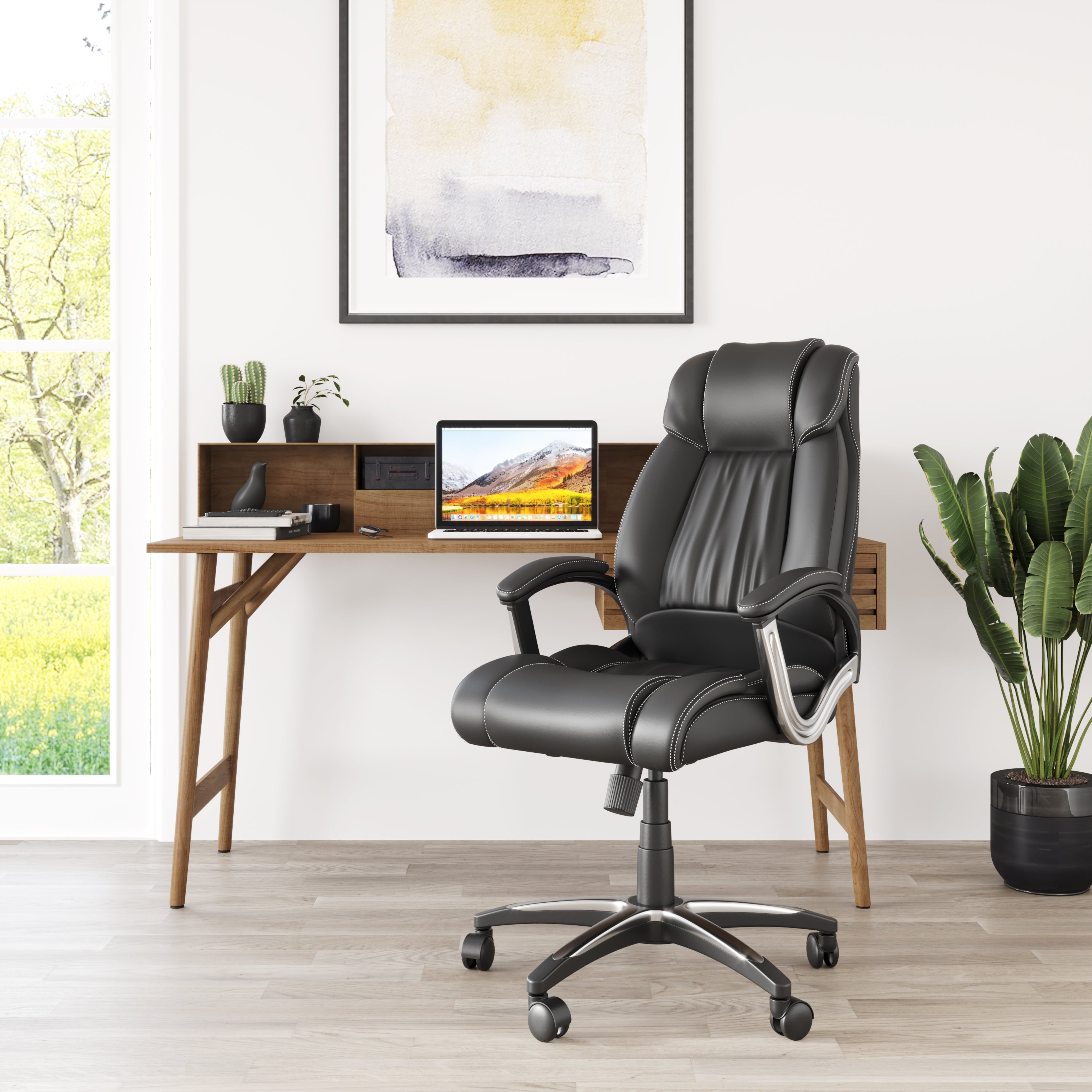 Nilkamal Trenvi High Back Office Chair (Black)