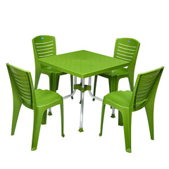 Nilkamal Orchid 1 + 4 Chair Dining Set