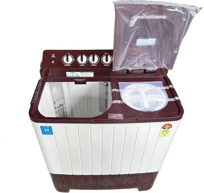 Voltas Beko 12 kg Semi Automatic Top Load Washing Machine White, Maroon (WTT120UPA/BRSS)-3