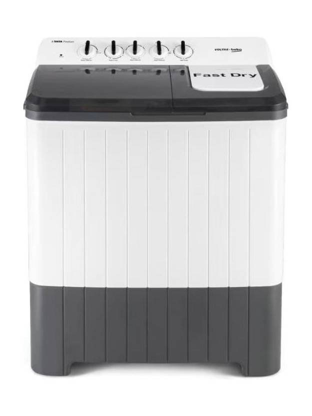 Voltas Beko by A Tata Product 12 kg Semi Automatic Top Load Washing Machine White, Grey (WTT120UPA/GR5KPTD)-1