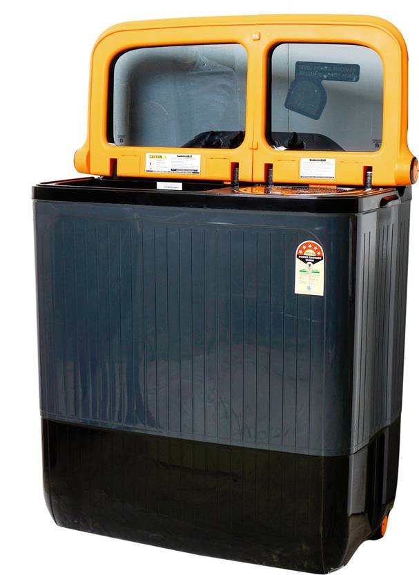 Lloyd 12 kg 5 Star Semi Automatic Washing Machine with Electro-Mechanical Wash Timer (Elante Pluss, GLWS125EPHVG, Dark Grey)-5