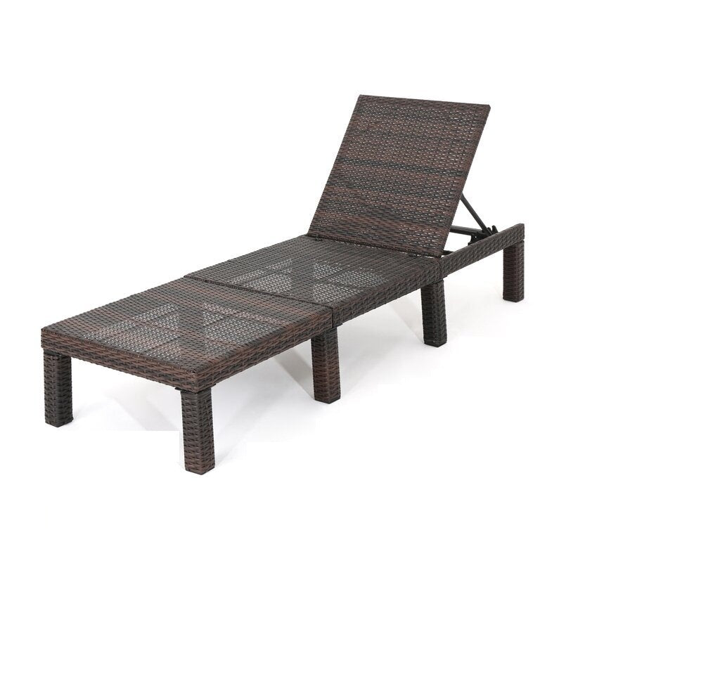 Bliss Outdoor Swimming Poolside Lounger (Brown)