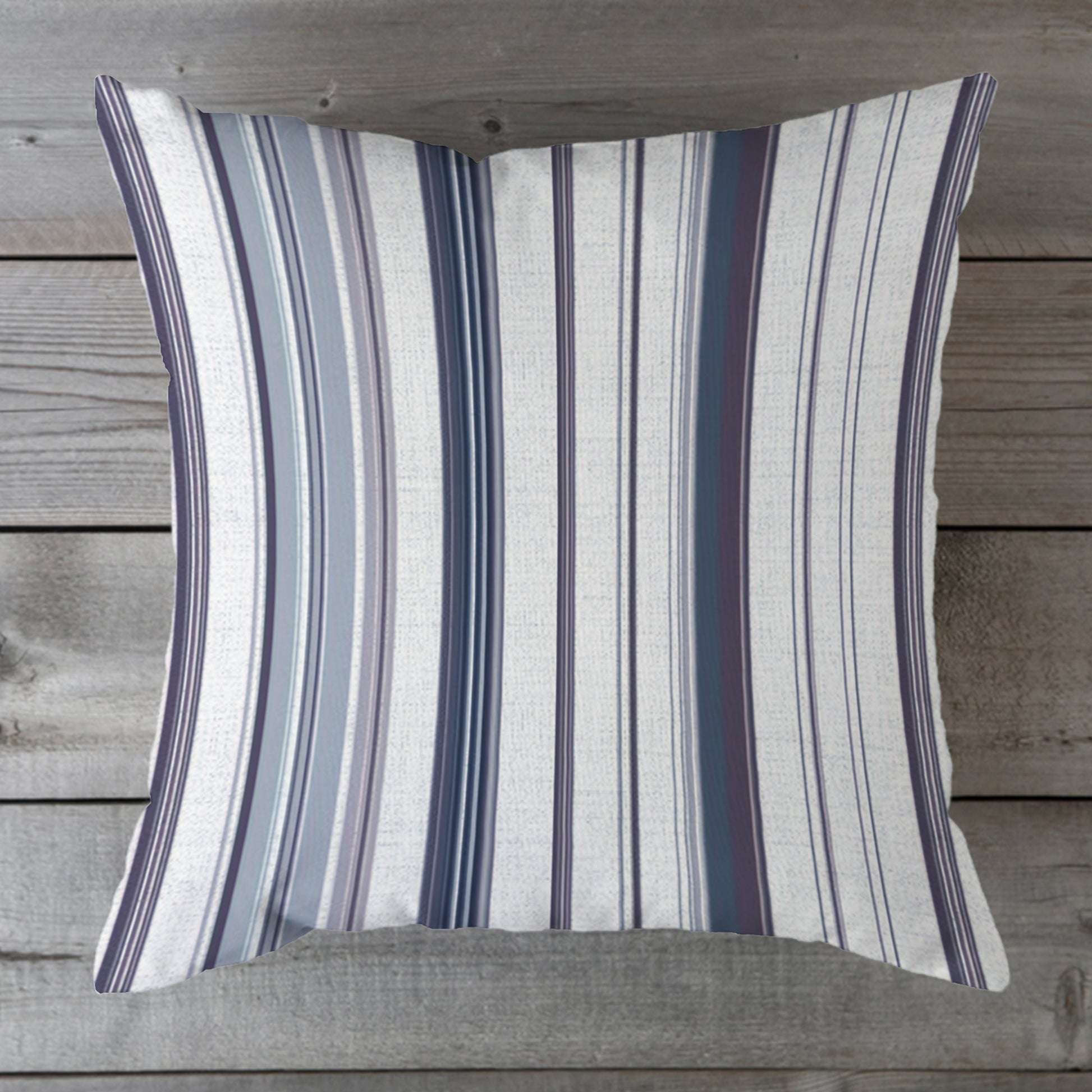 Outdoor Fabric Stripe Pillow Shade No 12
