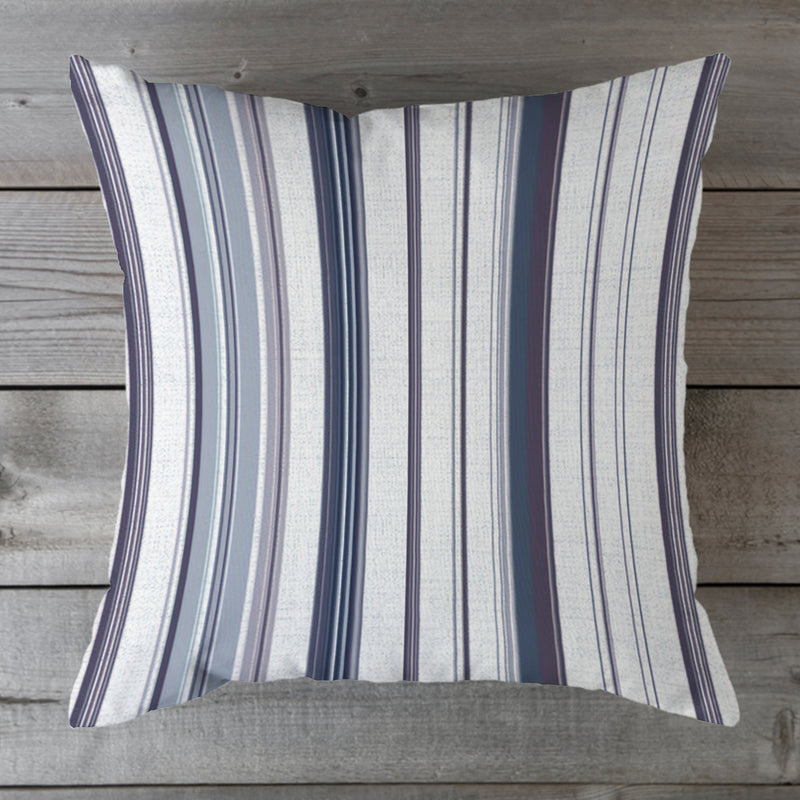 Outdoor Fabric Stripe Pillow Shade No 12