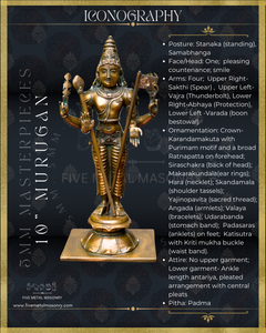Murugan|Subramaniar Panchaloha Bronze Icon - 10" Masterpieces Collection