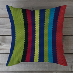 Outdoor Fabric Stripe Pillow Shade No 13