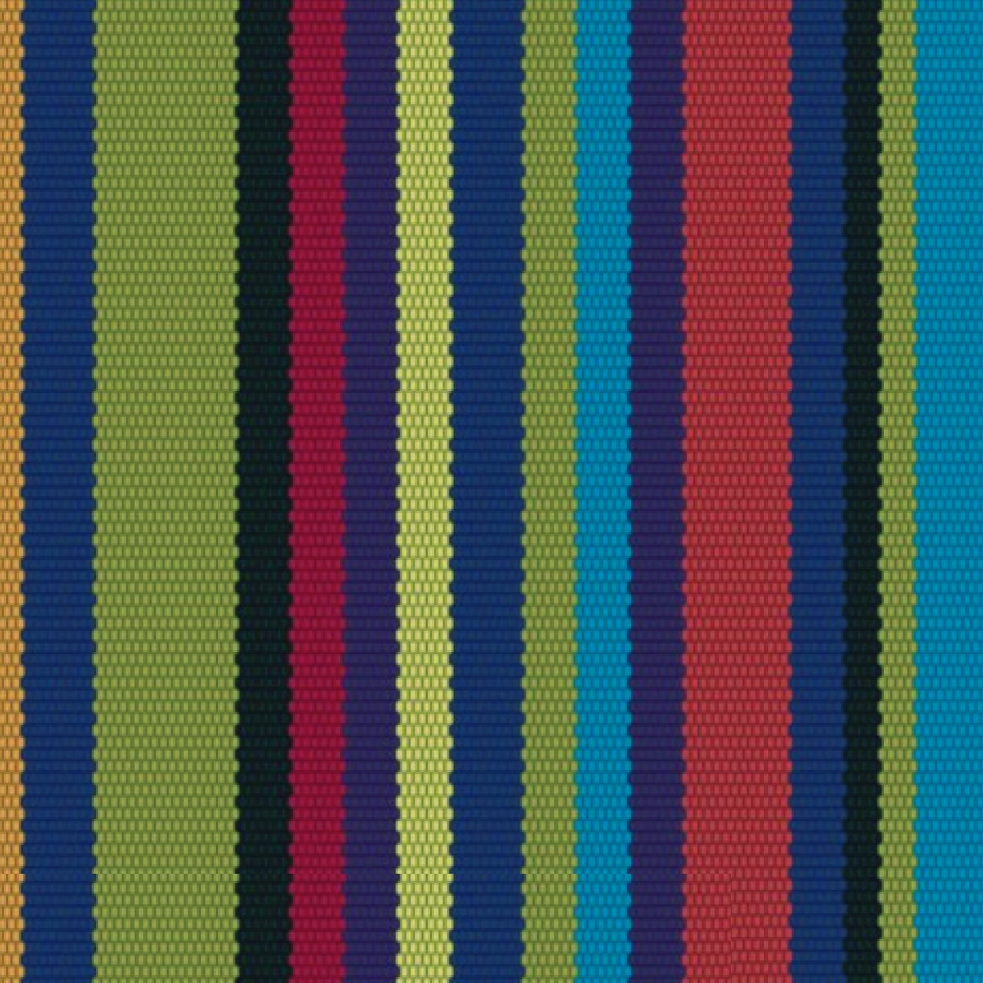 Outdoor Fabric Stripe Pillow Shade No 13