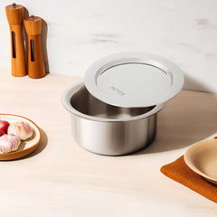 Meyer Trivantage 16cm Tri-Ply Stainless Steel Tope With Lid