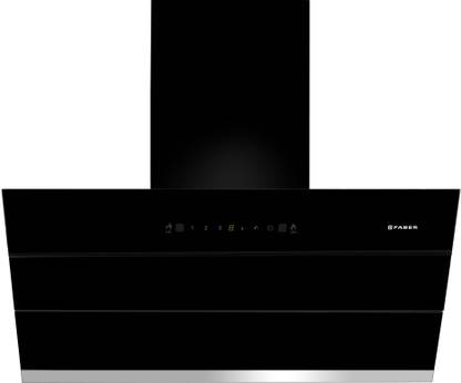 FABER HOOD ZENITH FL HC SC BK IN 90 Auto Clean Wall Mounted Black 1400 CMH Chimney