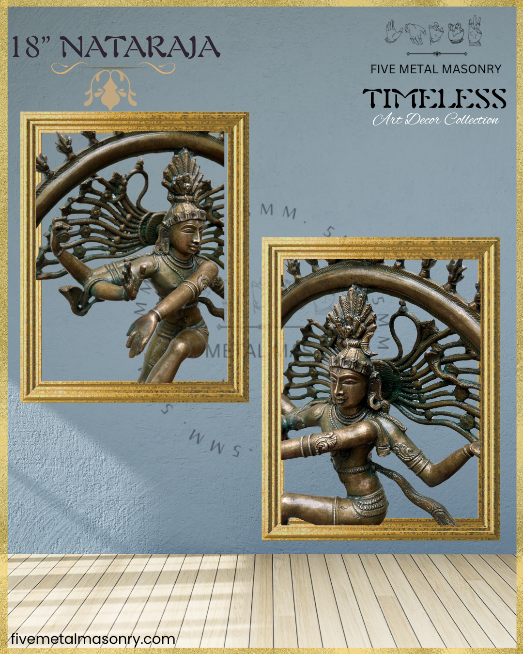 Nataraja Panchaloha Bronze Icon - 18" - Timeless Collection