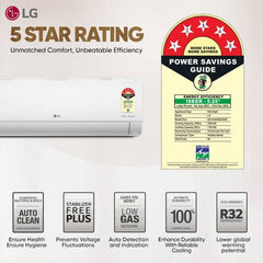 LG 1.5 Ton 5 Star AI DUAL Inverter Split AC | Copper | AI Convertible 6 in 1 | VIRAAT Mode | Faster Cooling | Energy Saving | 4 Way Swing | HD Filter with Anti Virus Protection (USNQ19PNZE3.AMLG, White)