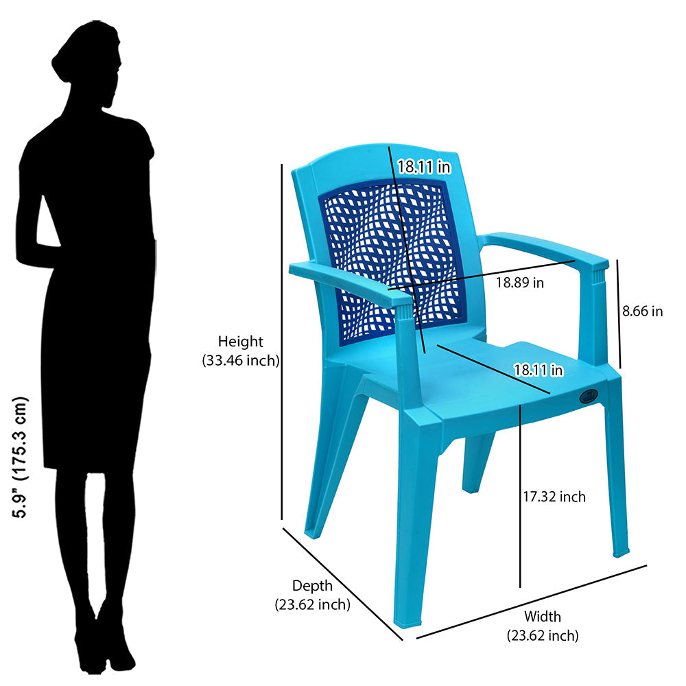 Nilkamal Illusion Plastic Arm Chair