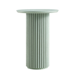 Velin Solid Wood Round Side Table
