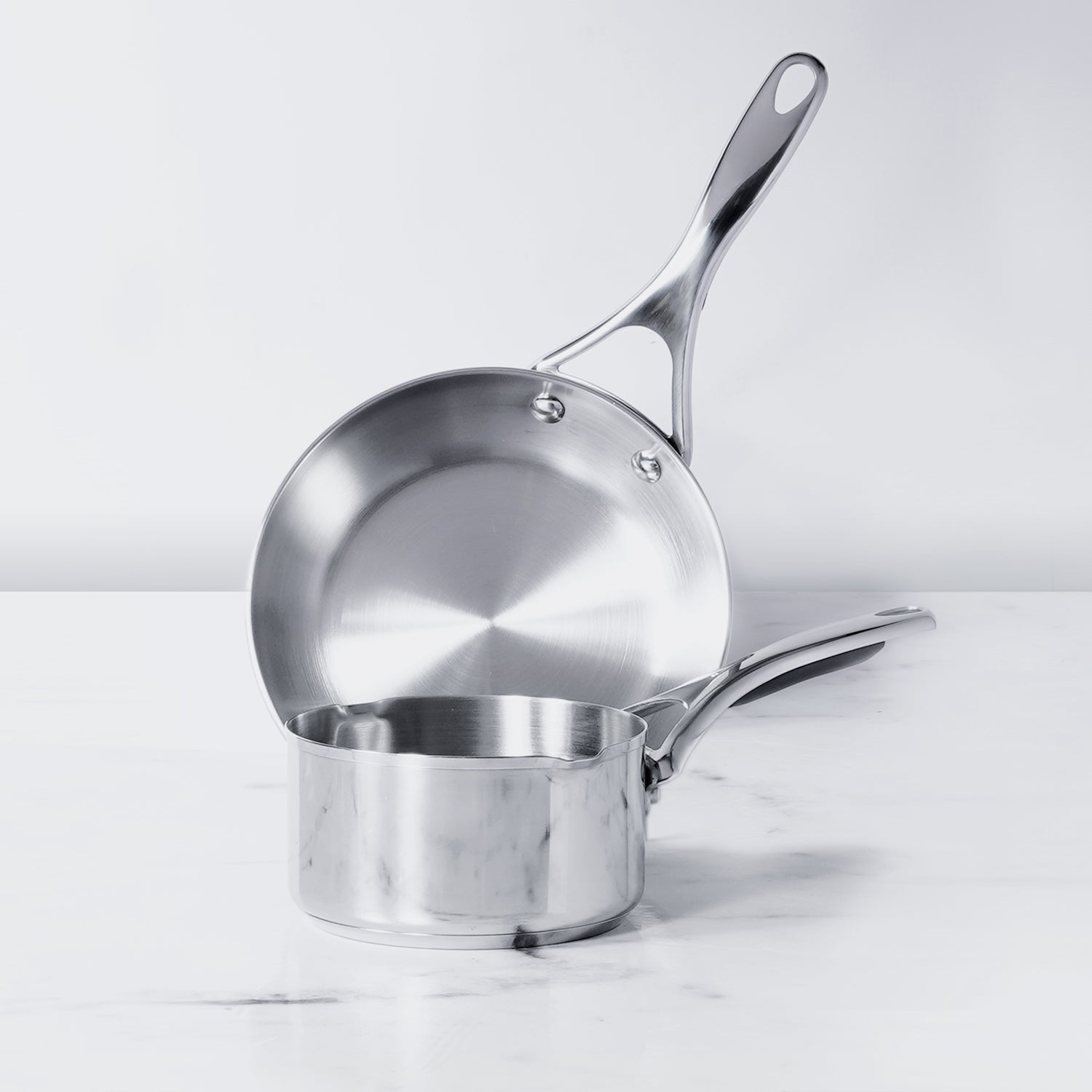 Meyer Select Stainless Steel 2-Piece Cookware Set (Gas and Induction Compatible)