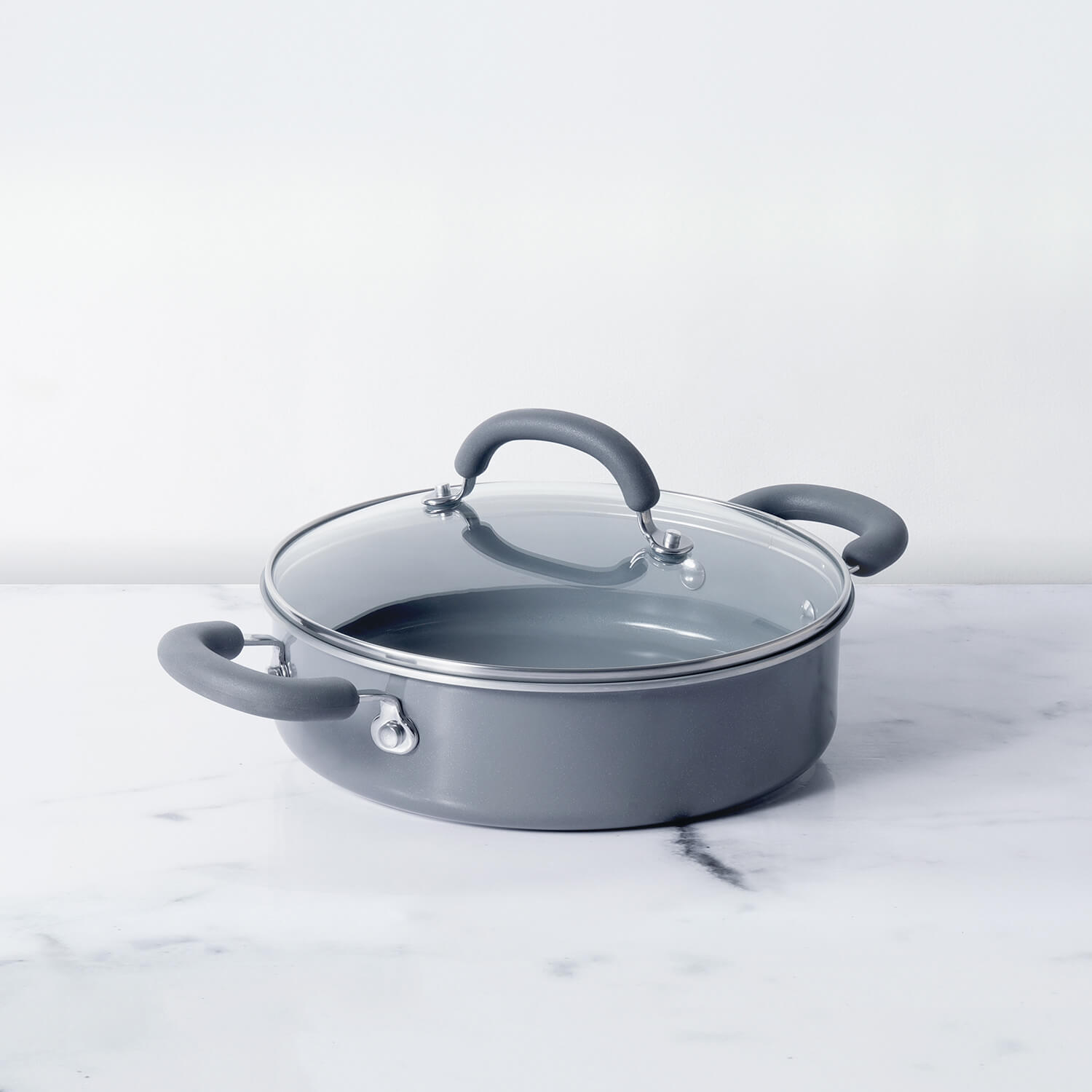 Meyer Anzen Ceramic Coated Cookware 24cm Sauteuse with Lid