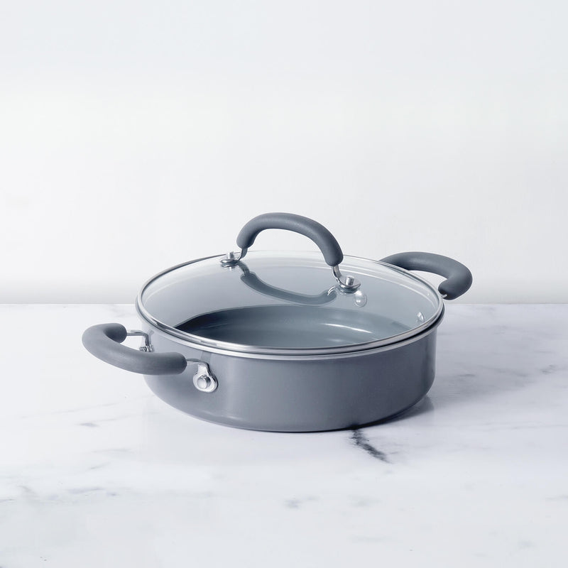 Meyer Anzen Ceramic Coated Cookware 24cm Sauteuse with Lid