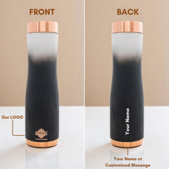 Personalized Copper Ombre Silk Finish Water Bottle