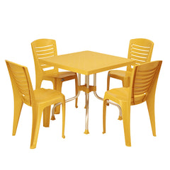 Nilkamal Orchid 1 + 4 Chair Dining Set