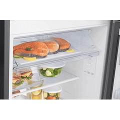 SAMSUNG 330 Litres 2 Star Frost Free Double Door Smart Wifi Enabled Refrigerator with Bespoke AI (RT34DG5A2BSLHL, EZ Clean Steel)