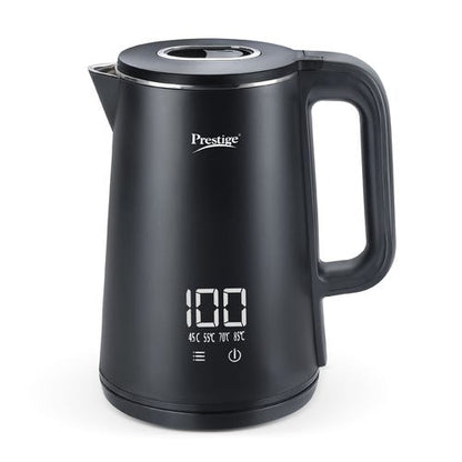 Prestige Digi Kettle 2.0 Litre with 4 Preset Modes| Live Temperature Display| Elegant Cool Touch Design| Auto-Cut Off and Dry Heat Protection| 360 Degree Swivel Base