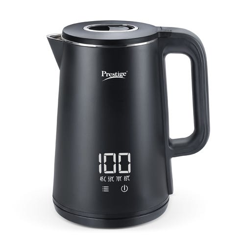Prestige Digi Kettle 2.0 Litre with 4 Preset Modes| Live Temperature Display| Elegant Cool Touch Design| Auto-Cut Off and Dry Heat Protection| 360 Degree Swivel Base