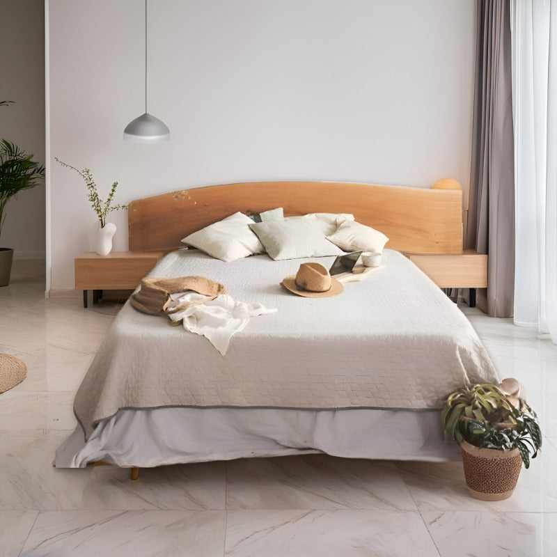 Solid Wood Live Edge Headboard Design for Bad | Solid Wood Headboard | Bad Headboard Dseign